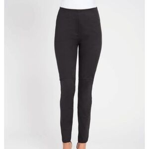 LYSSE Black Faux Suede High Waist Leggings